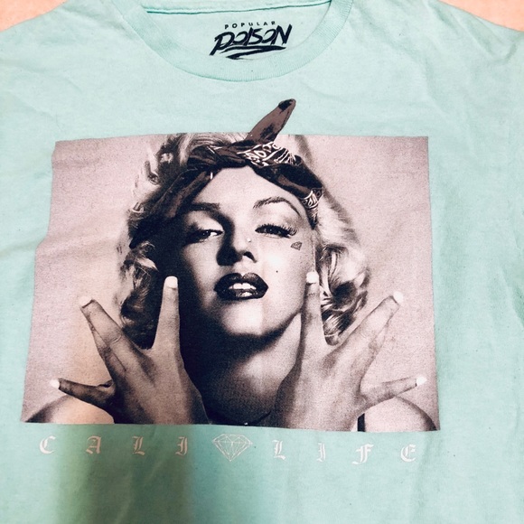popular poison Tops - Marilyn Monroe Popular Poison Small t shirt
